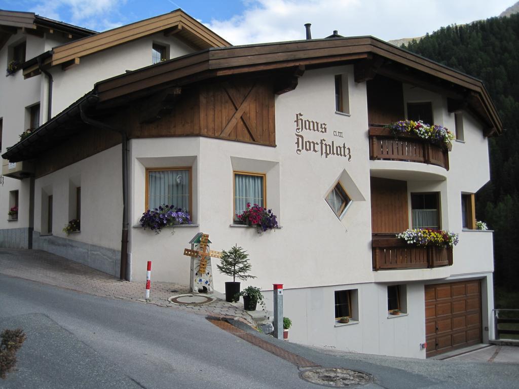 Haus Am Dorfplatz Lägenhet Samnaun Exteriör bild